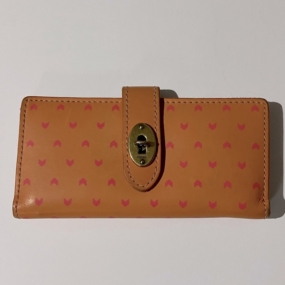 Fossil leather wallet